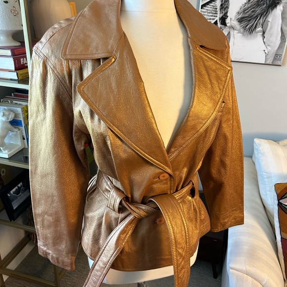Bronze Leather Jacket by Wilson’s Leather - Picture 4 of 13